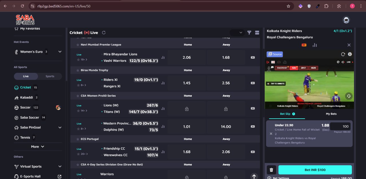 Sports Betting Application